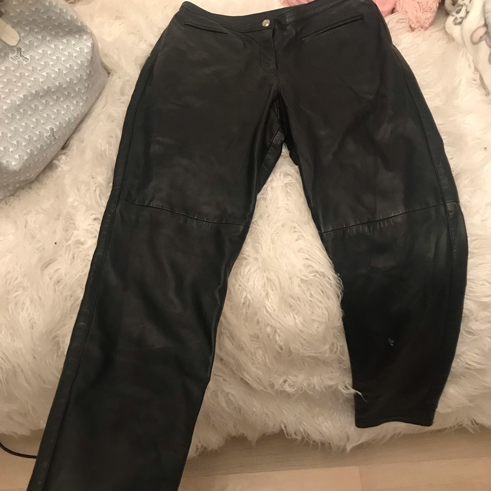 REAL LEATHER Hugo leather pants